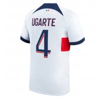 Maglie da calcio Paris Saint-Germain Manuel Ugarte #4 Seconda Maglia 2023-24 Manica Corta